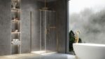 Cabina dus REA Montana Gold Brush 120x80 - imagine 2