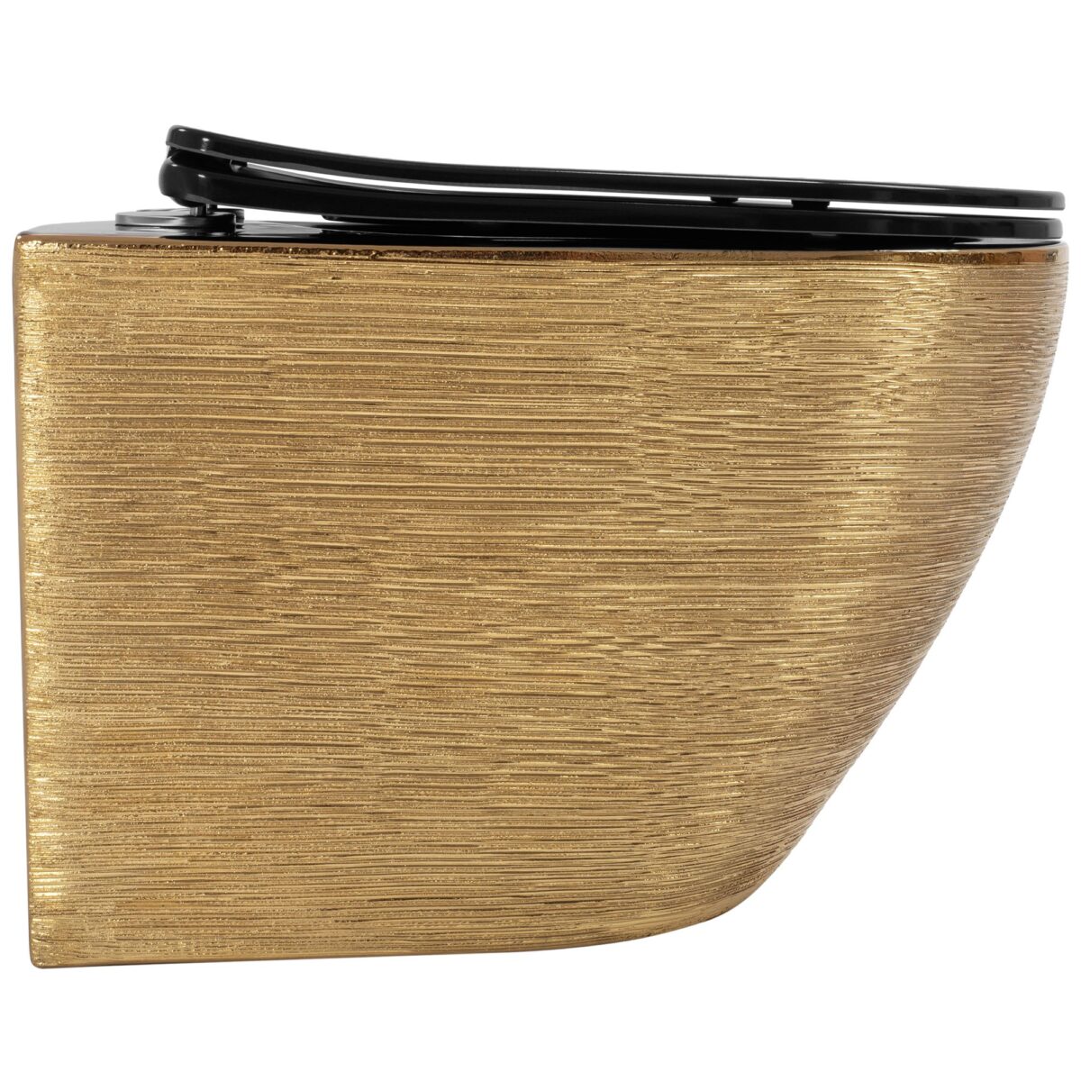 Vas WC Carlo Flat Brush Gold - imagine 2