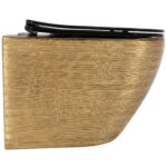 Vas WC Carlo Flat Brush Gold - imagine 2