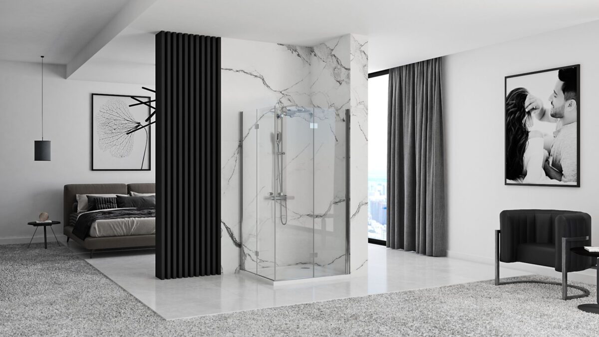 Cabina de dus pliabil Rea Fold N2 Modul - imagine 5