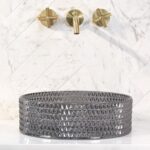 Lavoar pe blat Rea Cristal Black - imagine 2