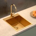 Chiuvetă inox RUSSEL 90 COPPER - imagine 2