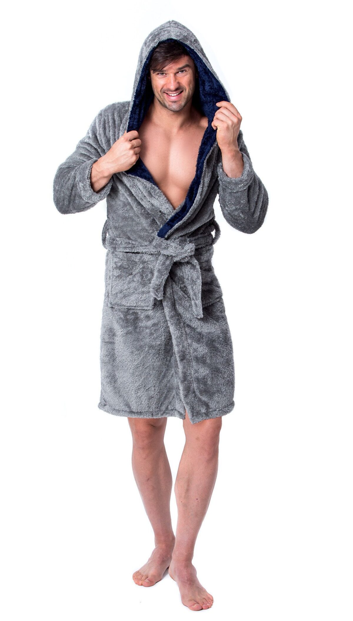 Halat Barbat Jordan Gri-Navy L - imagine 4