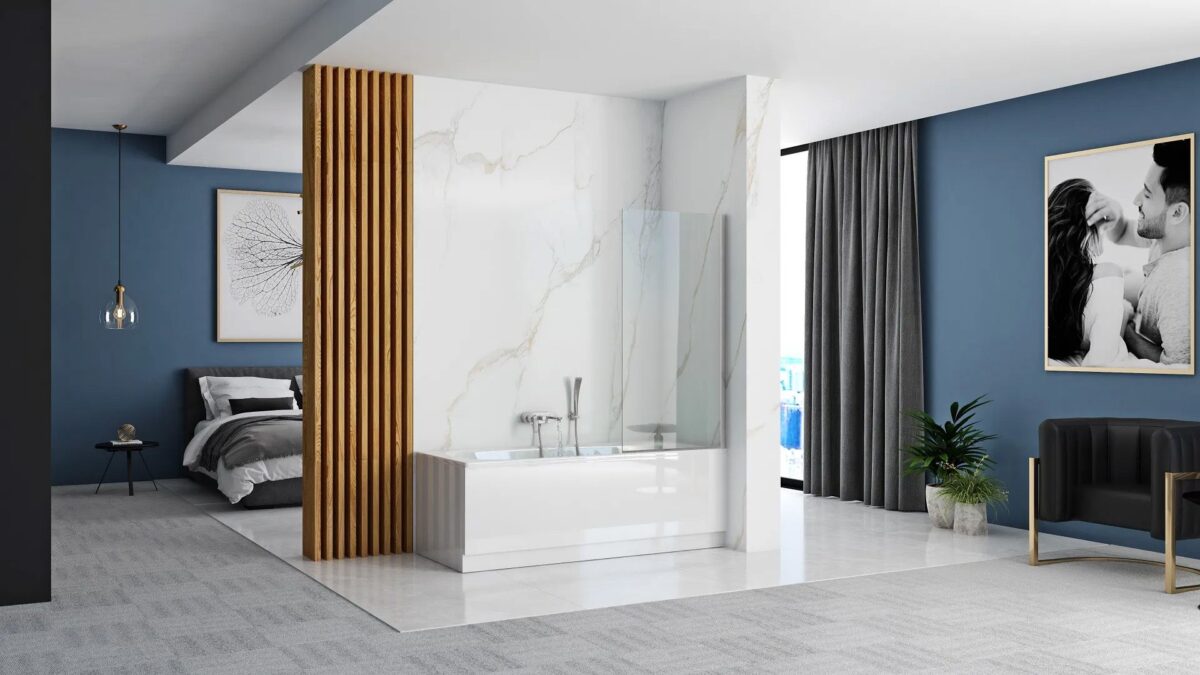 Paravan pentru cada Rea Fix 70 Chrome - imagine 4