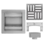 Rigola dus REA CROSS Nickel Brush 12x12 - imagine 5