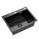 Chiuvetă inox LUKE 110 WORKSTATION Black - imagine 4