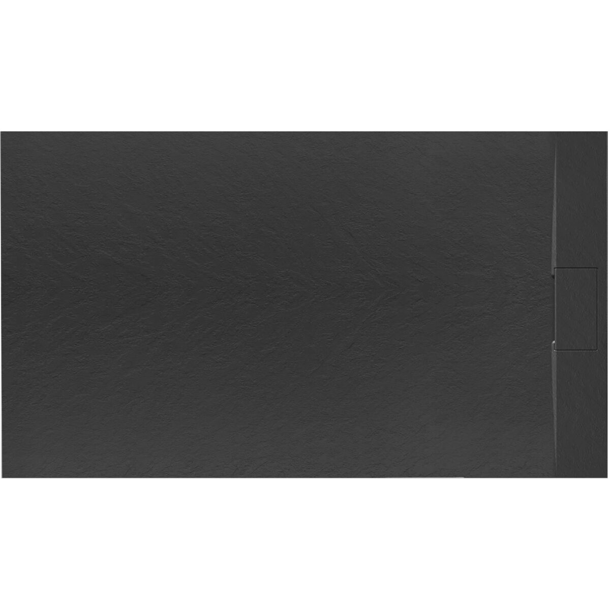 Cadita de dus Bazalt Black 80x120 - imagine 1