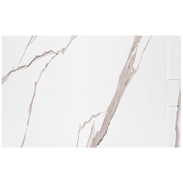 Cada de duș Bazalt CARRARA WHITE 90x120