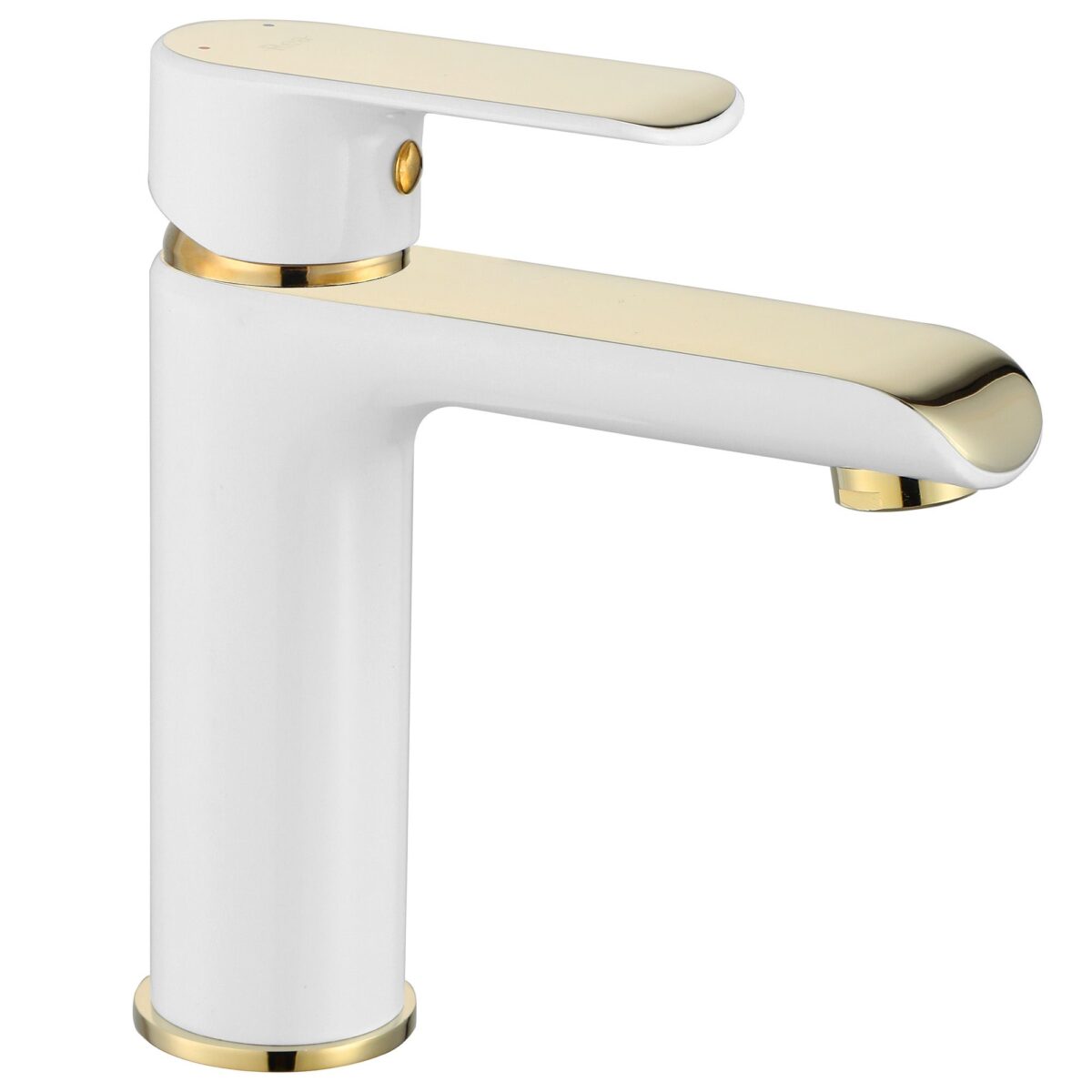 Baterie pentru baie REA Bloom White Gold Low - imagine 2