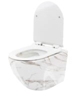 Vas WC suspendat Rea Carlos Slim Lava Shiny - imagine 4