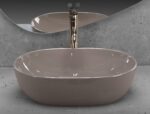 Lavoar pe blat Rea Lisa Beige Shiny - imagine 3