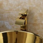 Lavoar pentru blat Rea Sofia Gold - imagine 5