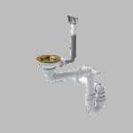 Chiuvetă inox RUSSEL 110 Gold - imagine 4