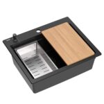 Chiuveta din granit KURT 110 WORKSTATION Black - imagine 2