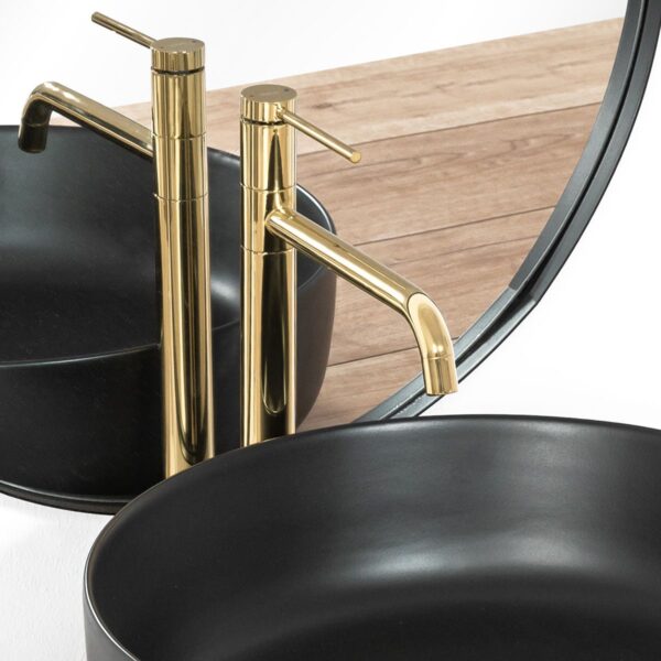 Baterie pentru baie Rea Lugano Slim Gold High