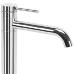 Baterie pentru baie Rea LUNGIS Chrome Super High - imagine 2