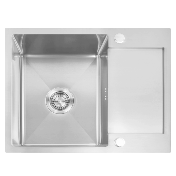 Chiuvetă inox Paul BRUSH NICKEL
