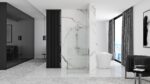 Panou de dus Rea Aero N  100 Transparent - imagine 3
