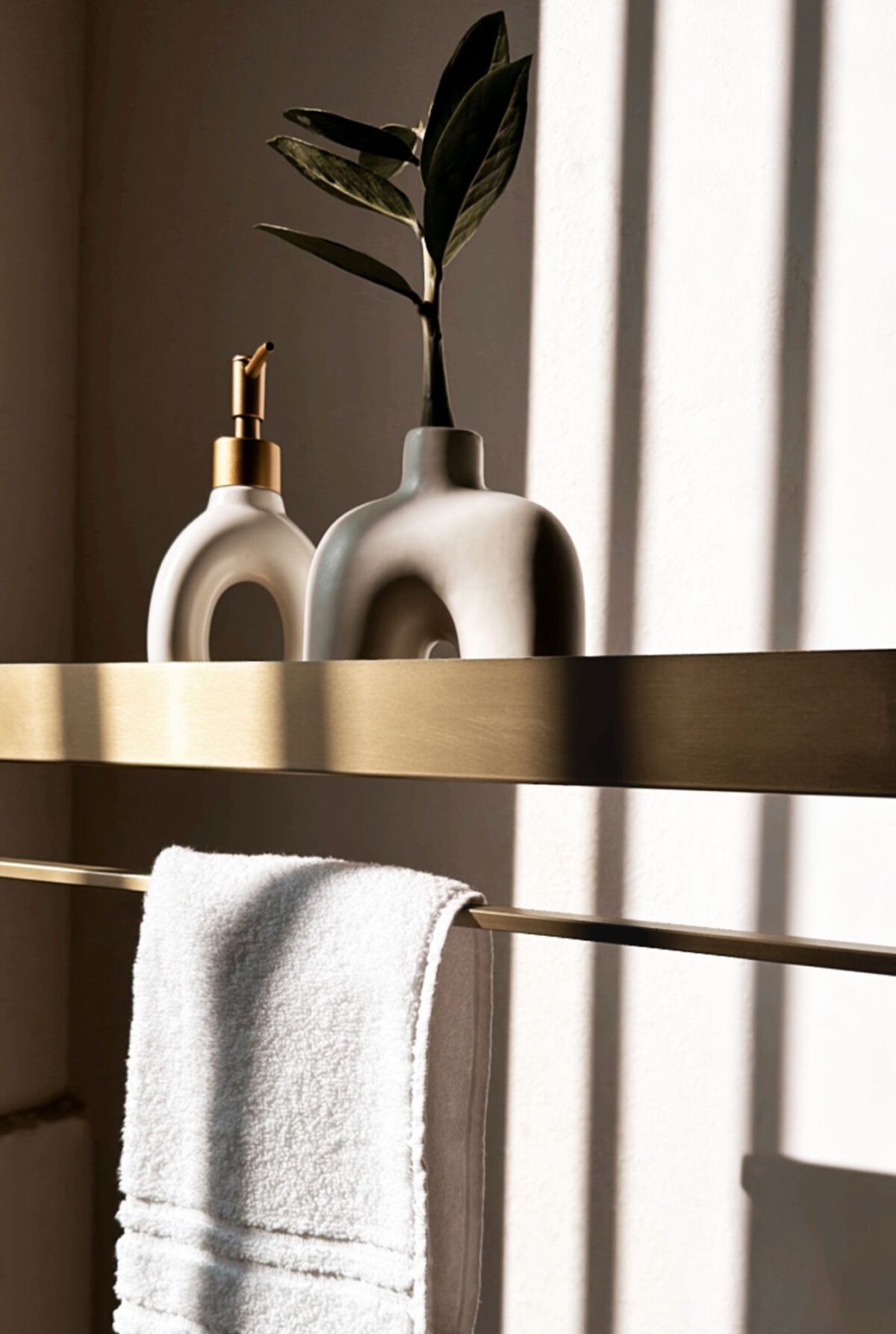 Raft pentru baie SF01 60cm gold brush - imagine 5