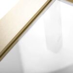 Paravan de dus REA Rapid Slide 100 Gold Brush - imagine 4