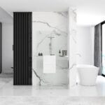 Panou de dus Rea Aero N 100 Transparent