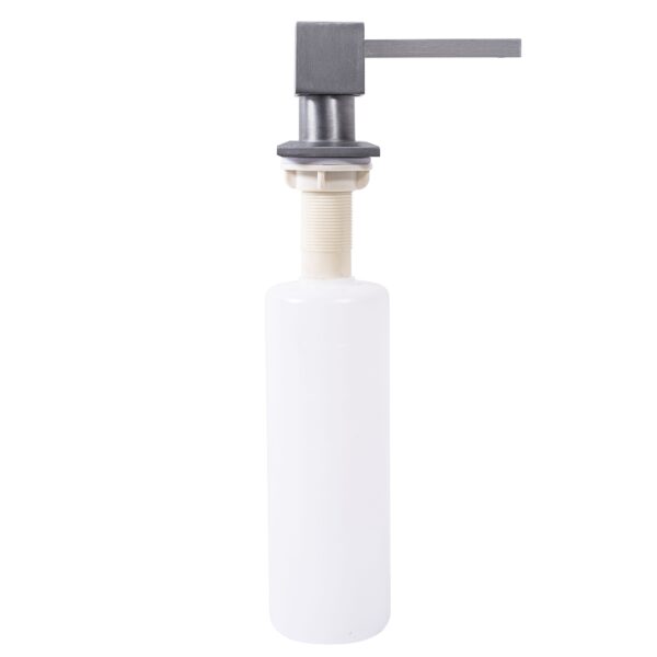 Dozator de săpun REA nickel brush square INOX