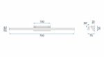 APLICA de baie LED oglinda 9W 70CM APP363-1W - imagine 8