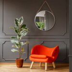 Oglindă rotundă 40CM silver KLMH-0410S-1 - imagine 3