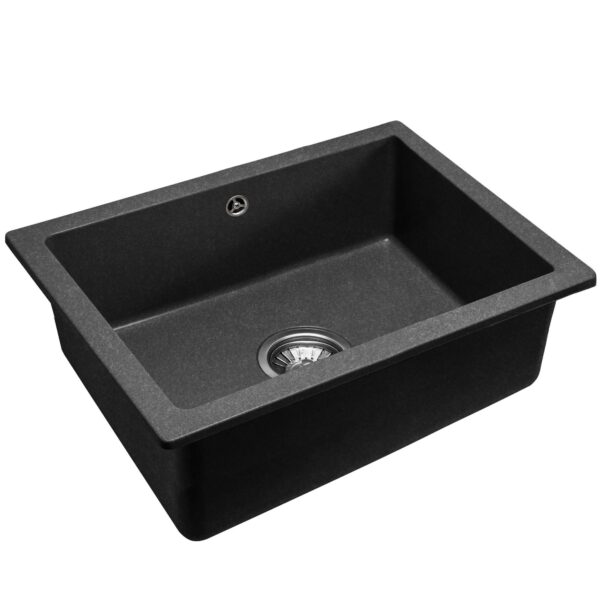 Chiuveta bucatarie Granit Nels black dots