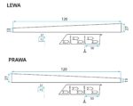 Profil de panta cadita de dus 120 cm Black - imagine 9