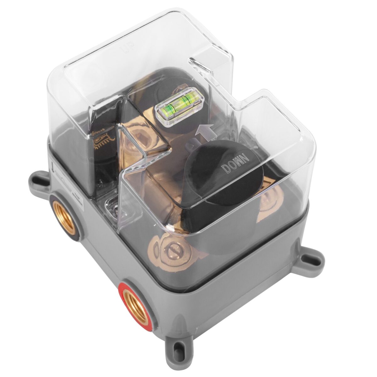 Set de duș incastrat Rea LUNGO Black Matt BOX - imagine 5