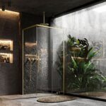 Cabina de dus SOLAR GOLD Brush 90x90 cm - imagine 2