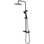 Coloana de dus cu termostat REA VINCENT Black - imagine 7