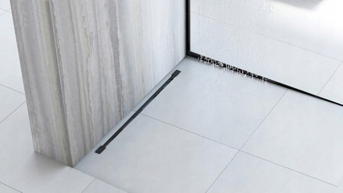 Profil de panta cadita de dus 100cm Black - imagine 7