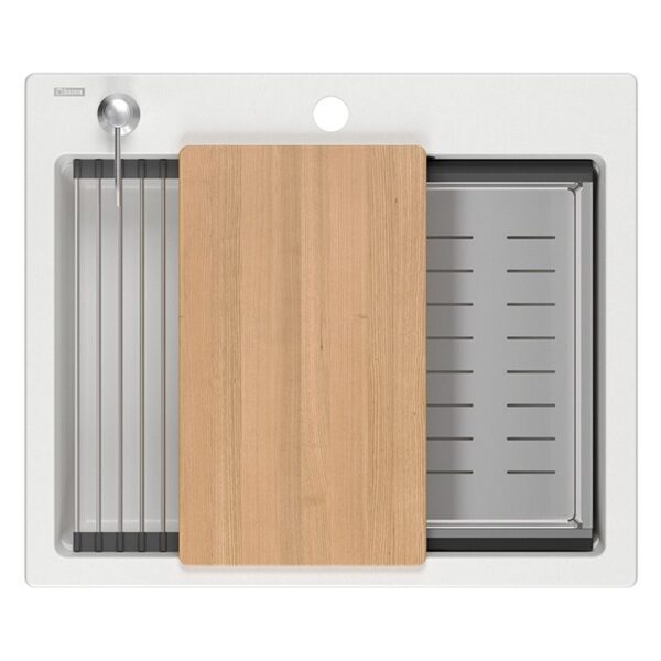 Chiuveta din granit KURT 110 WORKSTATION White