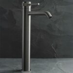 Baterie pentru baie Rea Lungo Grip Gun Grey high - imagine 5