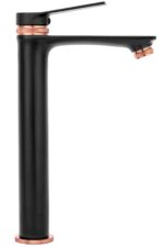Baterie pentru baie Rea Viral Black-rose gold High