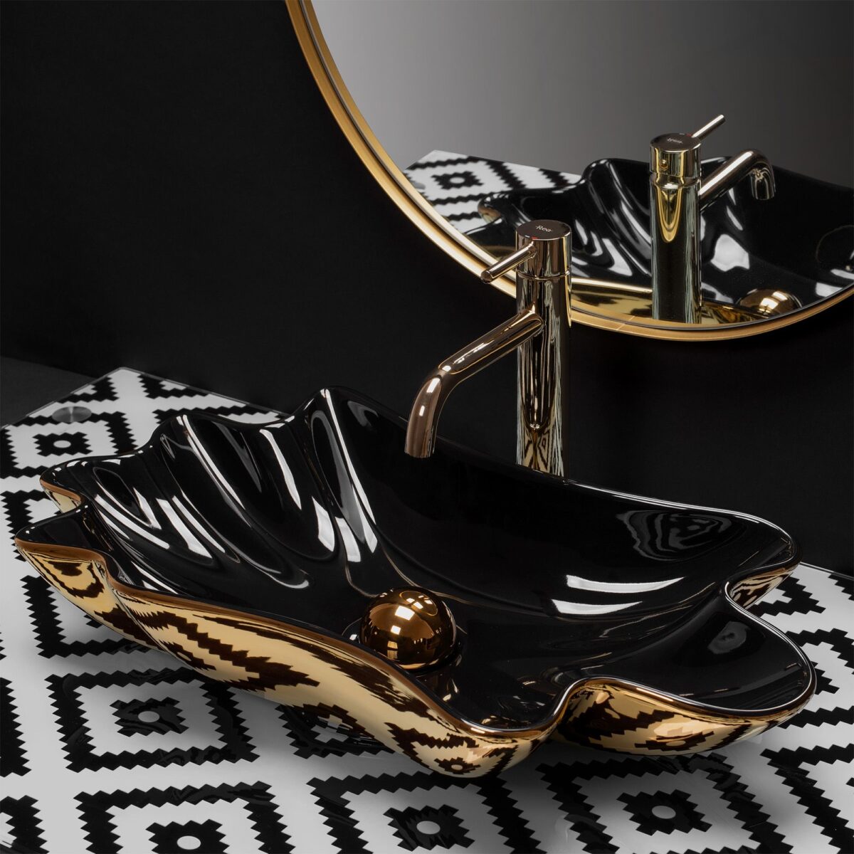 Lavoar REA Sea Black Gold + Dop Click-Clack - imagine 4