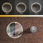 Oglindă Rotundă LED Suspendată pe Curea 70 cm 104 - imagine 4