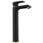 Baterie Inalta pentru Lavoar REA Bloom negru auriu - imagine 3