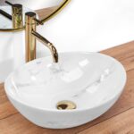 Lavoar pe blat Rea Sofia Nature Marble - imagine 2