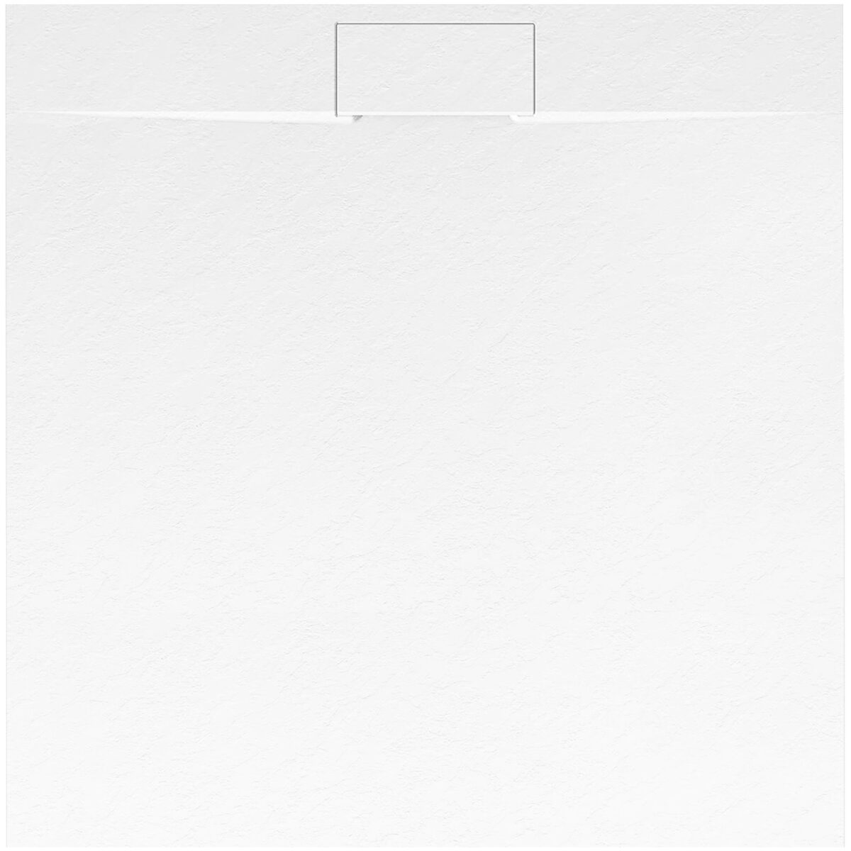 Cadita de dus Bazalt White 90x90 - imagine 1