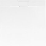Cadita de dus Bazalt White 90x90