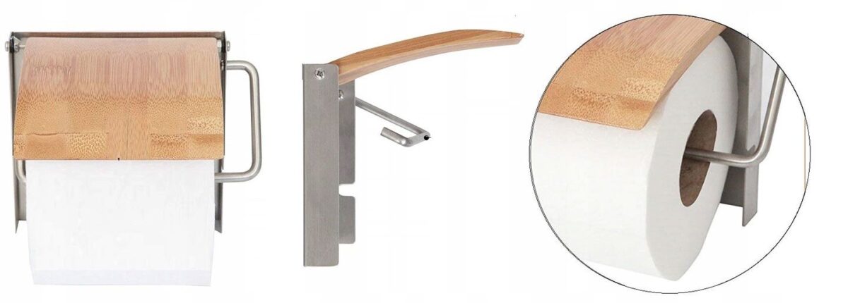 Suport pentru hartie igenica din bambus 390227 BAMBOO - imagine 1