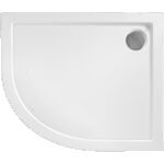 Cabina dus REA Look Black 80x100 + Cada de duș Look White - imagine 4