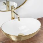 Lavoar pe blat Rea Sofia Brush Gold