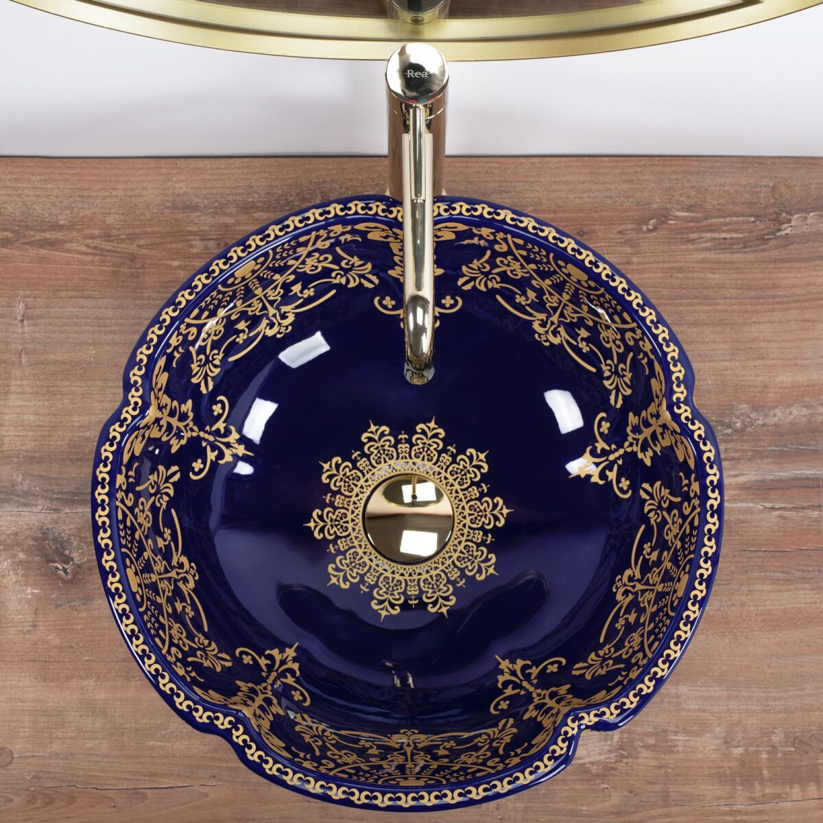 Lavoar pe blat Rea Marina Blue - imagine 2