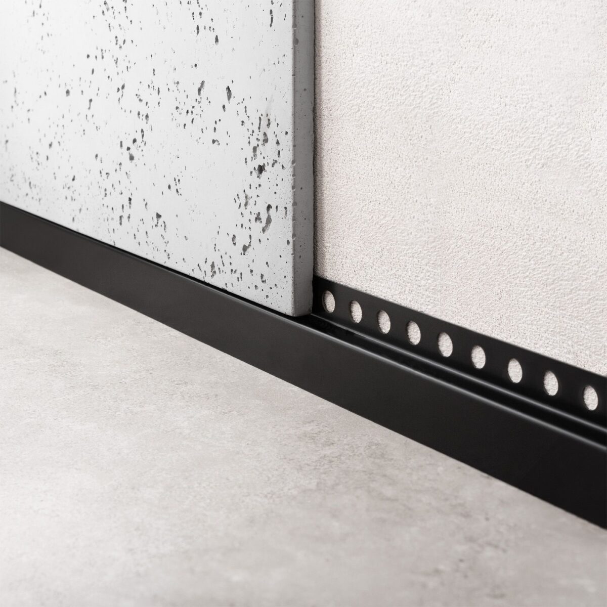 Bandă frontală pentru cădiță de duș 130cm Black - imagine 1