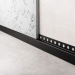 Bandă frontală pentru cădiță de duș 130cm Black