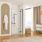 Ușă de duș Rea Hugo 80 Black